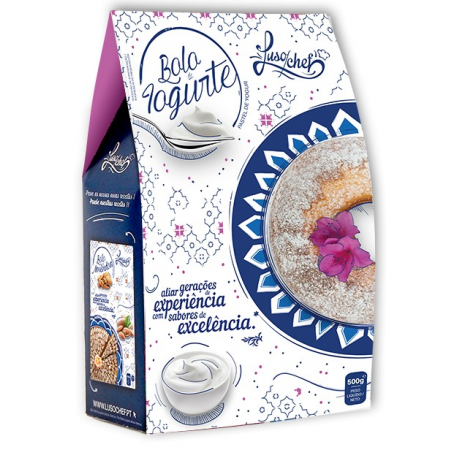 LUSO CAIXA BOLO IOGURTE 500Grs 1 LUSO CAIXA BOLO IOGURTE 500Grs