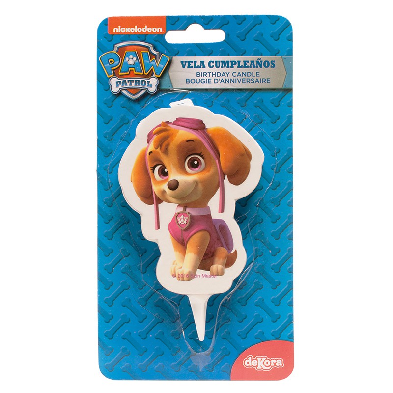 VELAS PATRULHA PATA 2D SKYE 7,5CM DEK 1 VELAS PATRULHA PATA 2D SKYE 7,5CM DEK